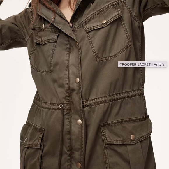 ARITIZA Classic Talula Trooper Anorak Army Cargo Jacket Your Weekend Go To - Picture 2 of 12